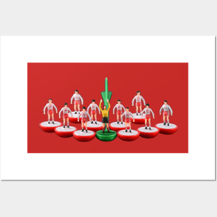 Poland retro subbuteo football team Posters and Art